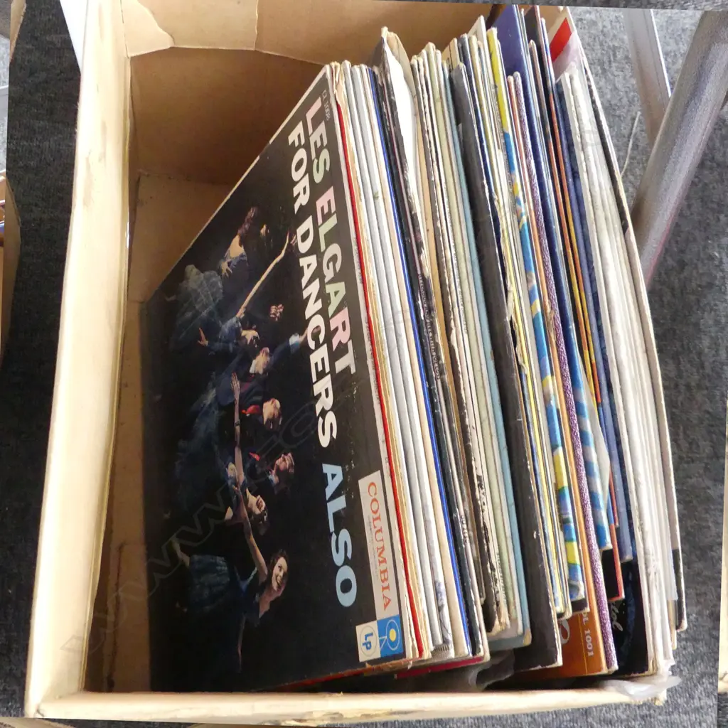 BOX LOT ASST. RECORDS Image 1++