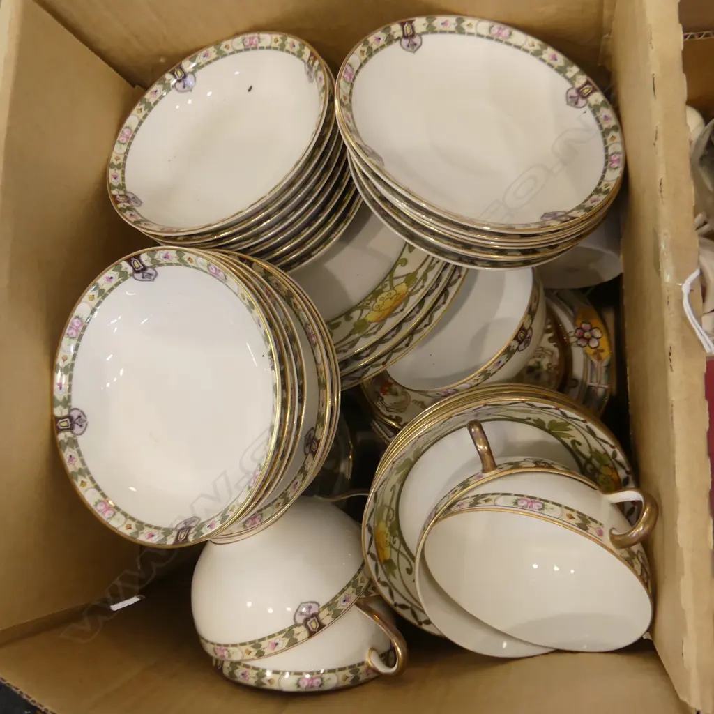BOX LOT NORITAKE PART TEASETS ETC Image 1++