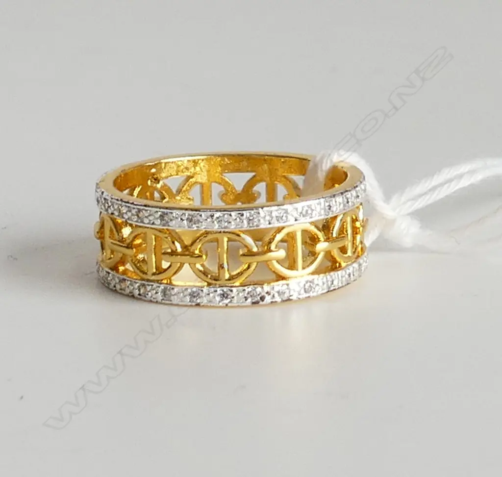 FAUX DESIGNER RING SIZE N Image 1++