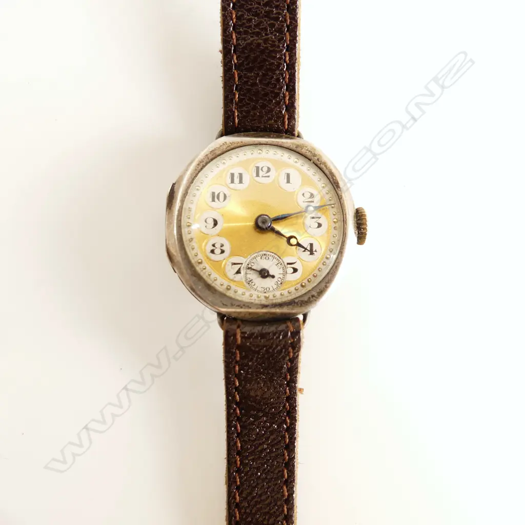 1920'S SILVER LADIES WRIST WATCH RUNNING 15 jewel Image 1++