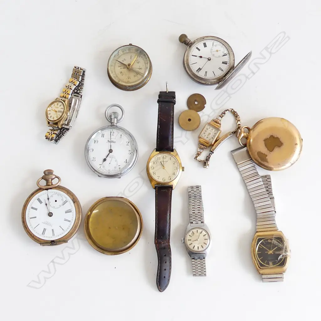BAG WRIST & POCKET WATCHES: some working some parts Image 1++
