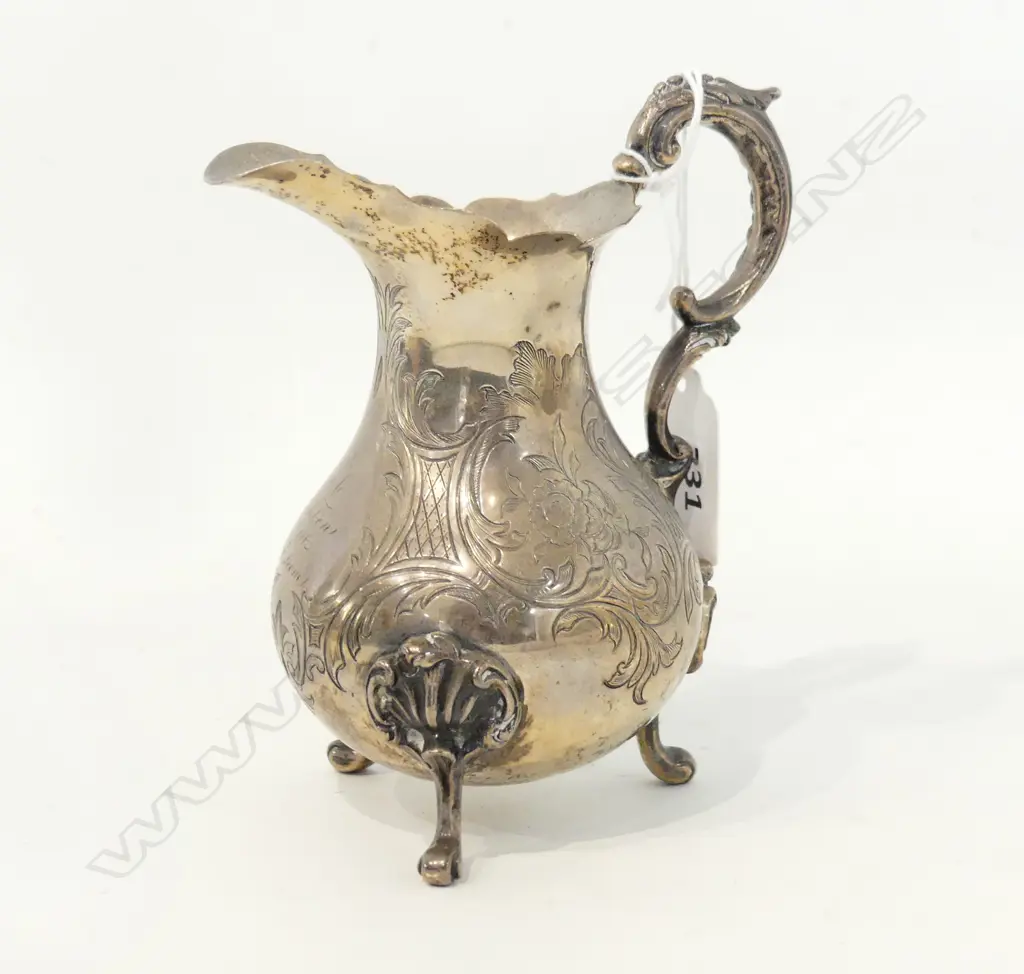 VICT SILVER CREAM JUG 154gms Image 1++