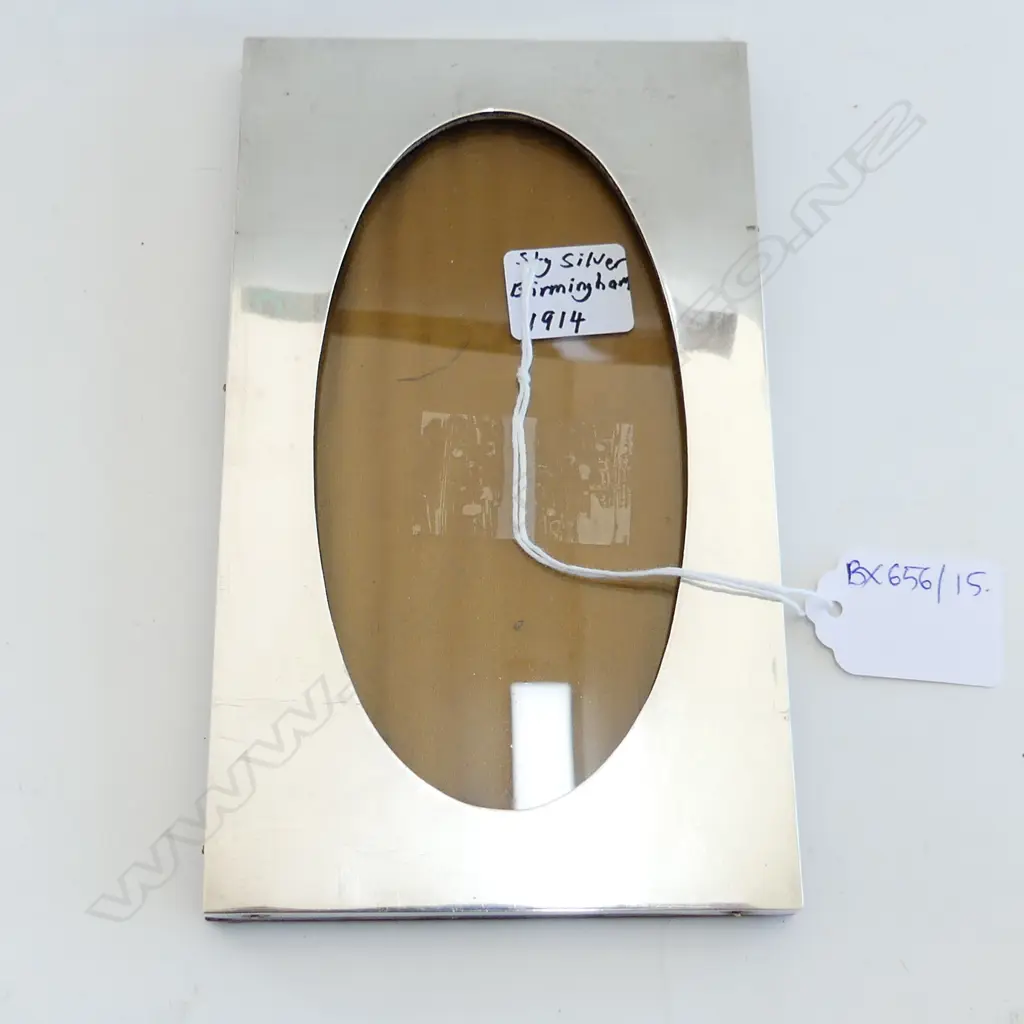 STG SILVER PHOTO FRAME, B'HAM 1914 175x100mm no stand Image 1++