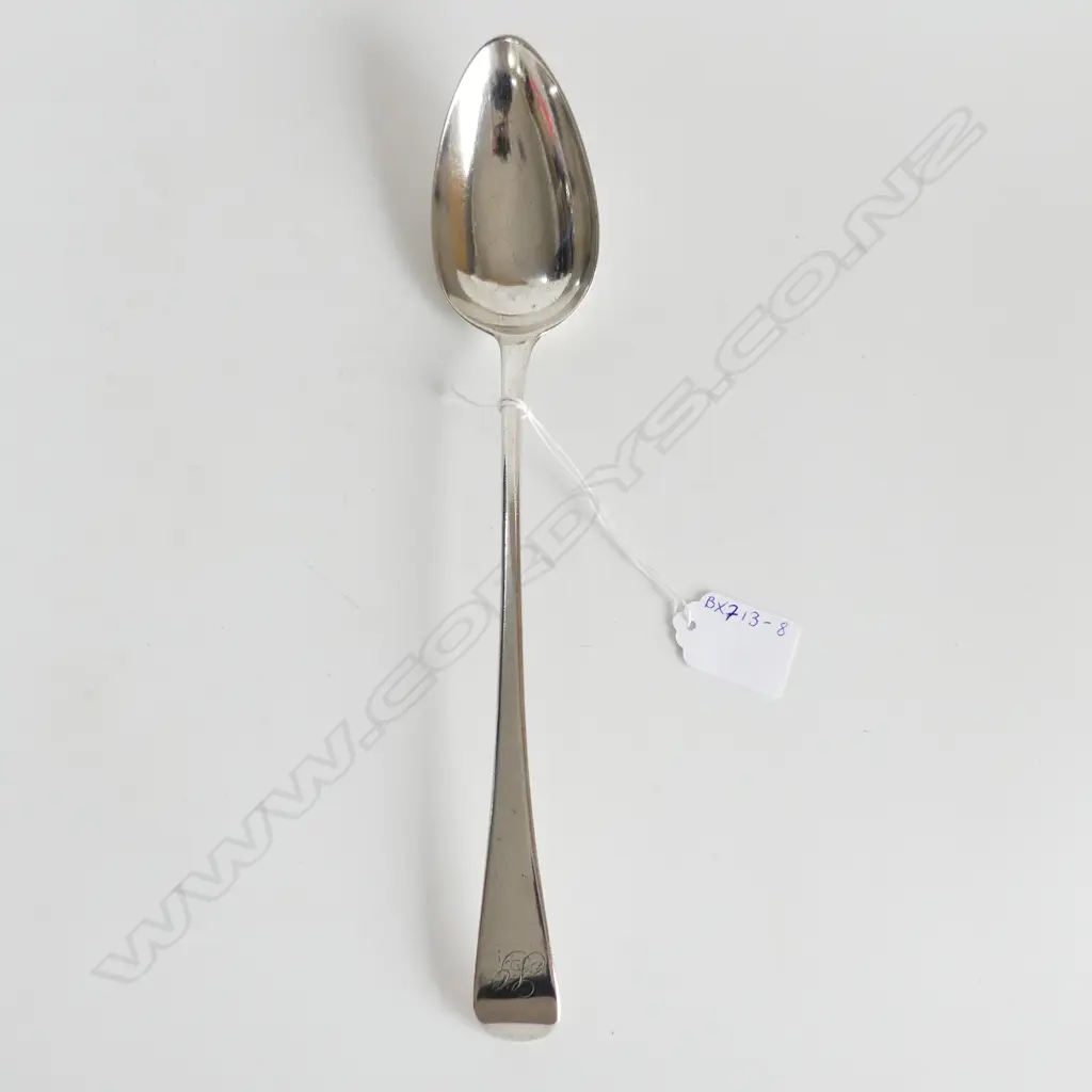 STG SILVER SERVING SPOON,  L. 290mm. 98GMS, LOND. 1885 Image 1++