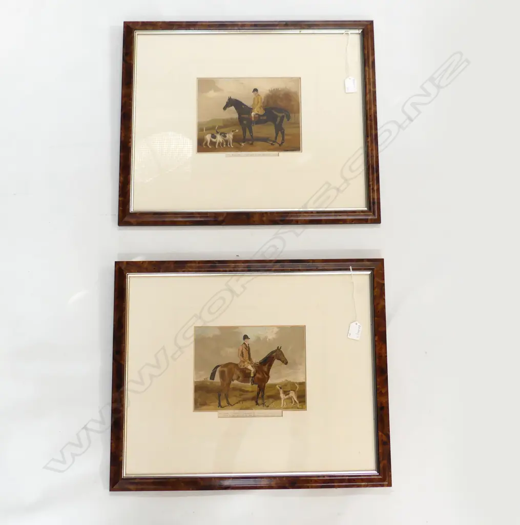 PR FOX HUNTING LITHOGRAPHS 170x230mm Image 1++
