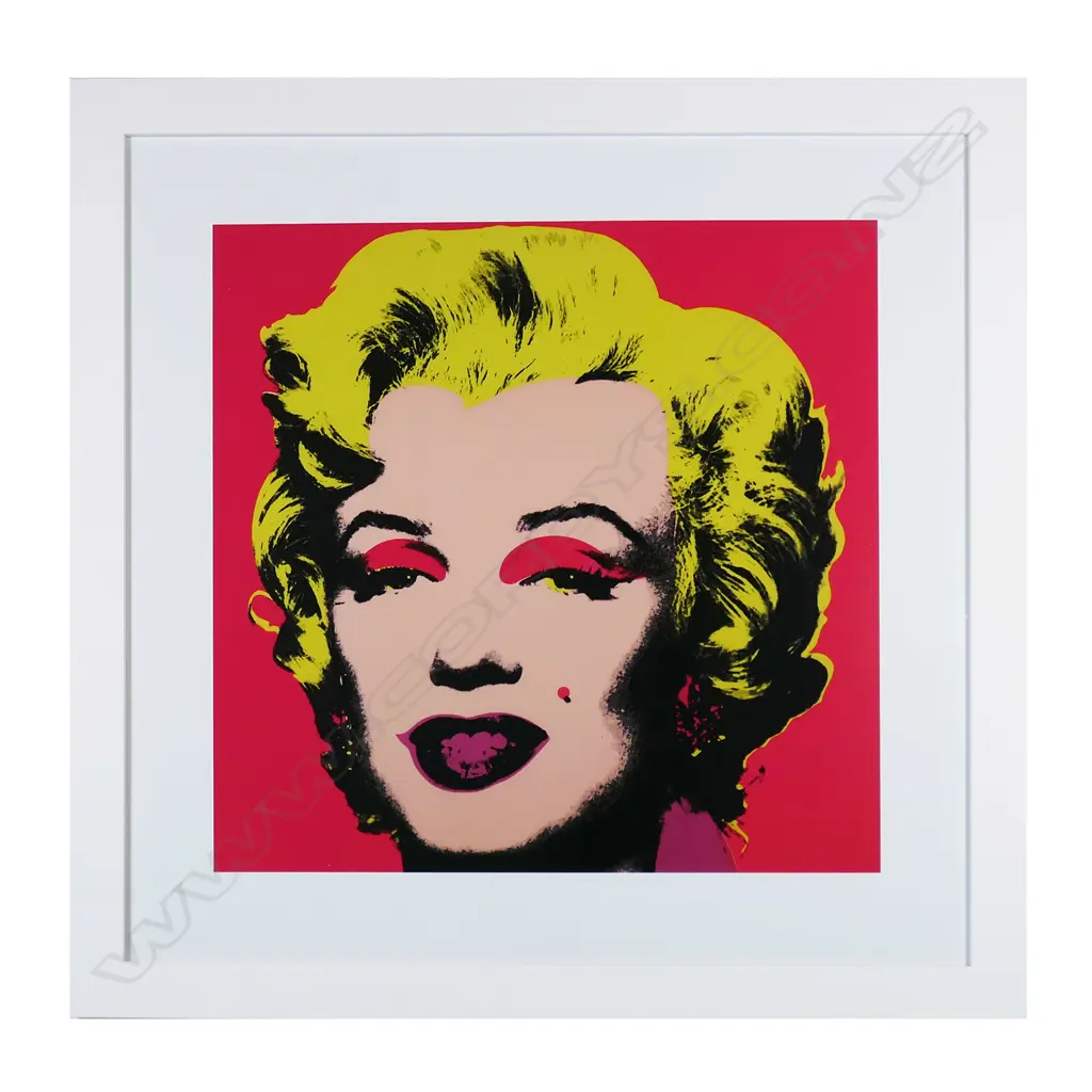 ANDY WARHOL MARILYN PRINT (1967) 505x505mm overall Image 1++