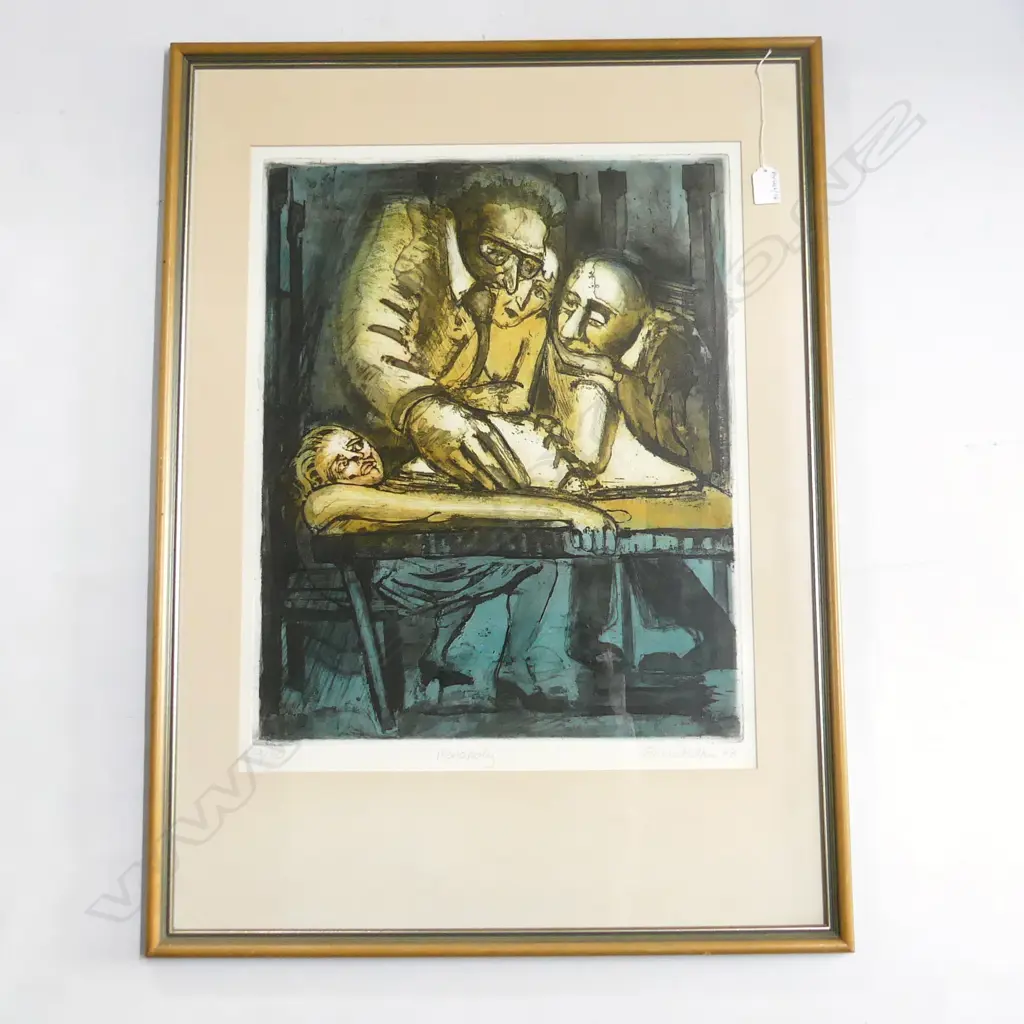 CORINNA BUTTON (b. 1960) 'MONOPOLY' ETCHING 9/30 '88 575x460mm Image 1++