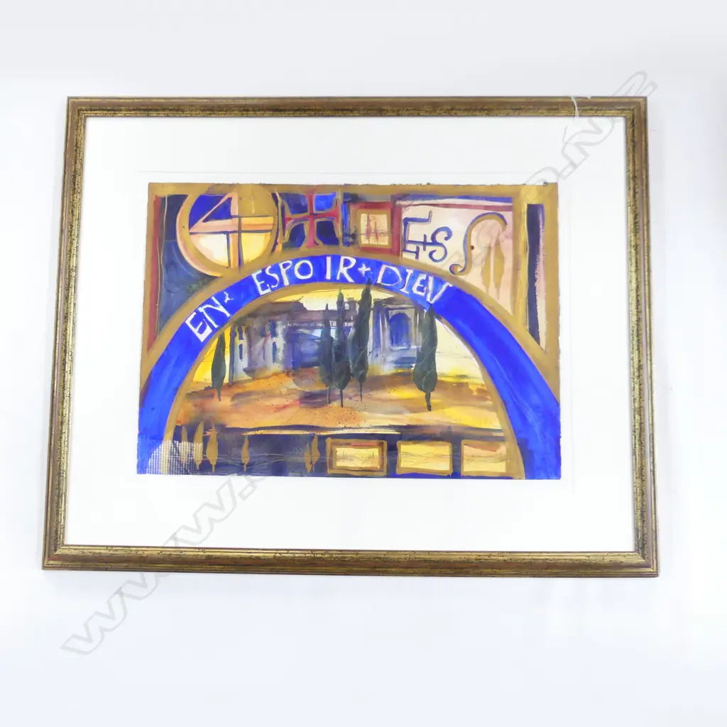 ALISON RYDE, WATERCOLOUR PAINTING 490 X 710mm Image 1++