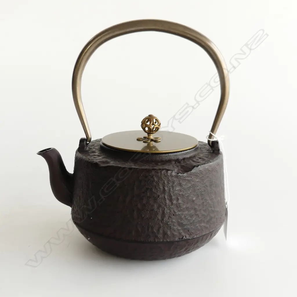 ORIENTAL CAST IRON TEAPOT, H. 230mm Image 1++