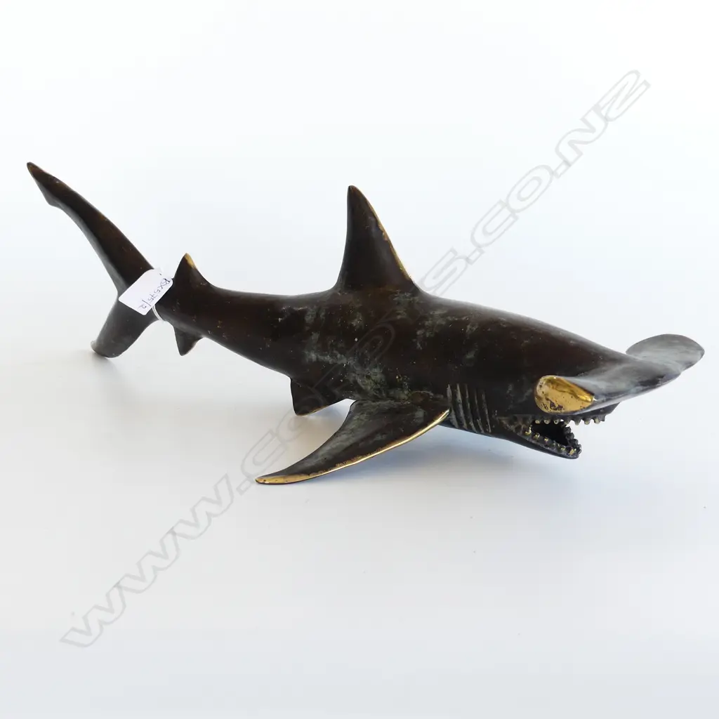 BRONZE HAMMER HEAD SHARK L.490mm Image 1++