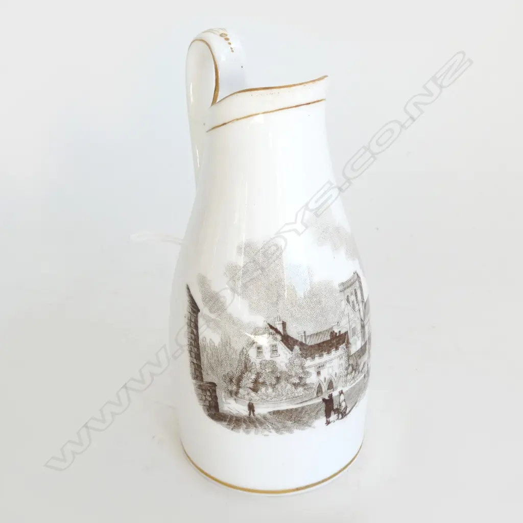 WILLIAM SAVAGE OF WINCHESTER JUG, 'THE DEANERY, WINCHESTER' H. 142mm Image 1++