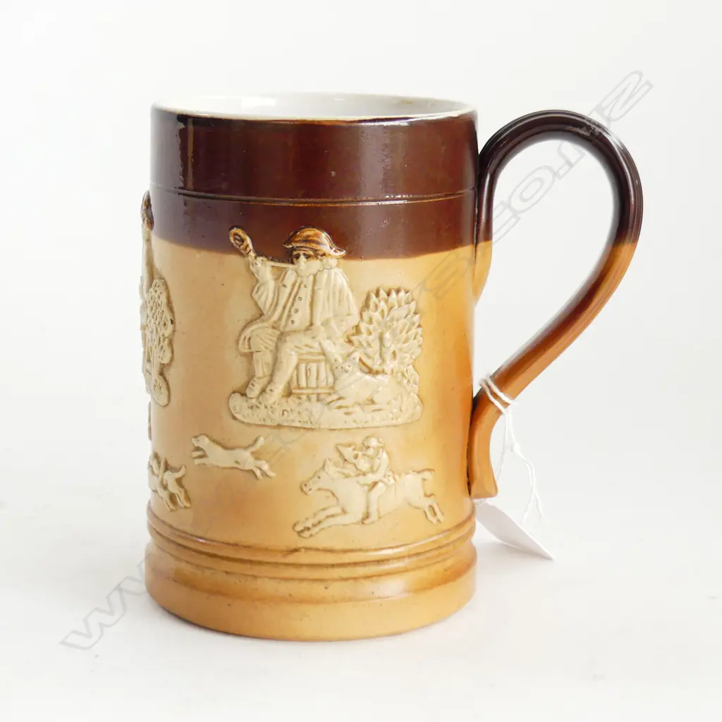 ROYAL DOULTON LAMBETH POTTERY HARVEST WARE TANKARD.. H 13CM  Image 1++