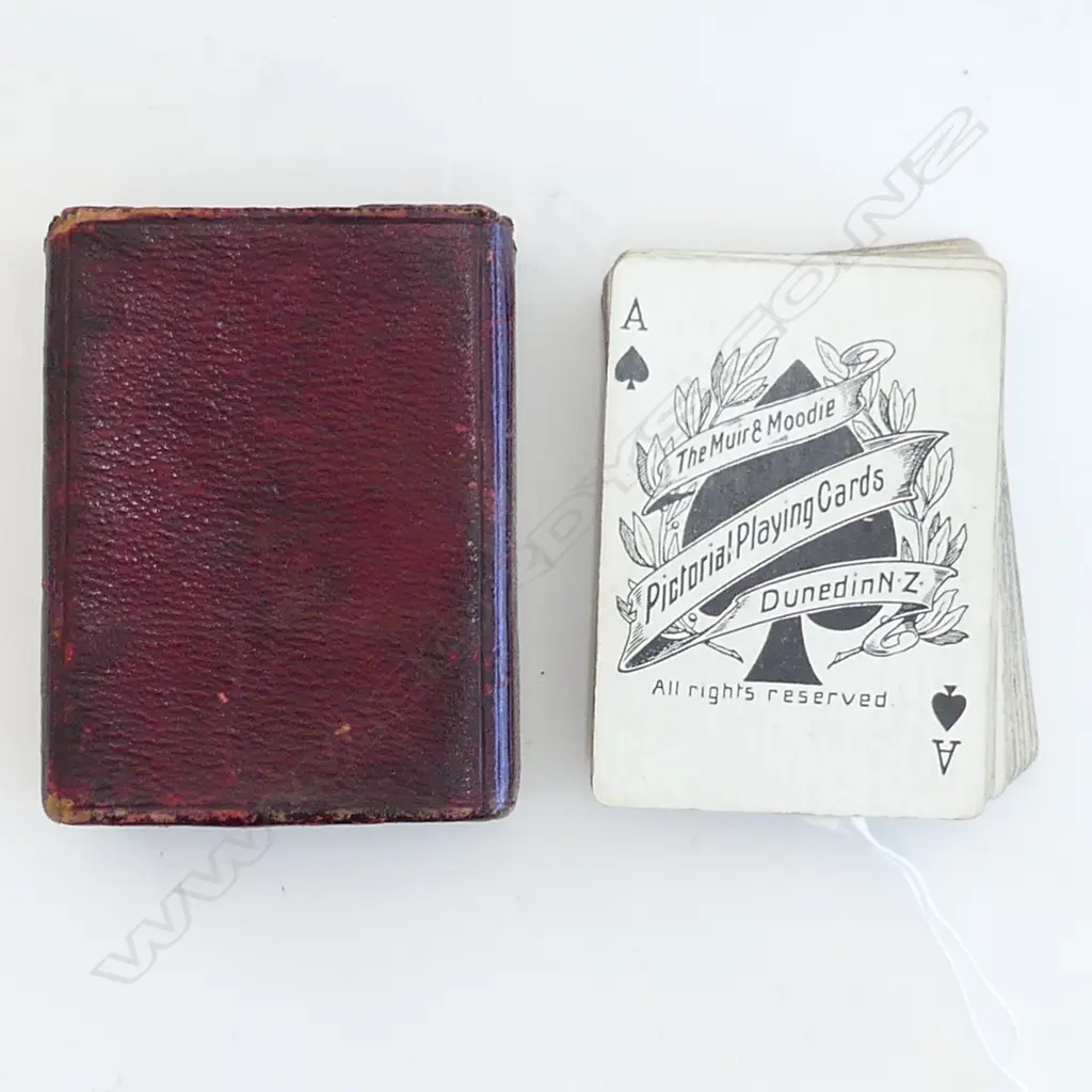 PACK OF MUIR & MOODIE PICTORIAL PLAYING CARDS, CASED Image 1++