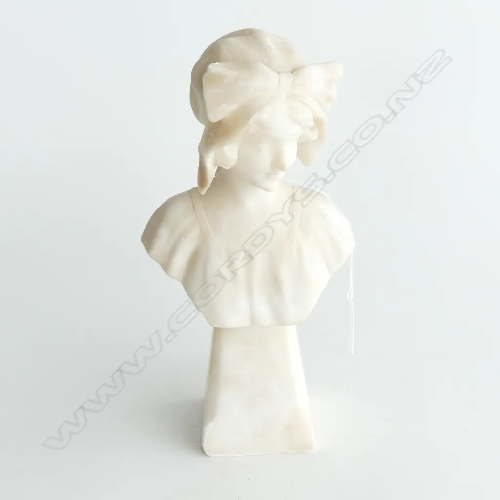 FRENCH ALABASTER BUST H.255mm Image 1++
