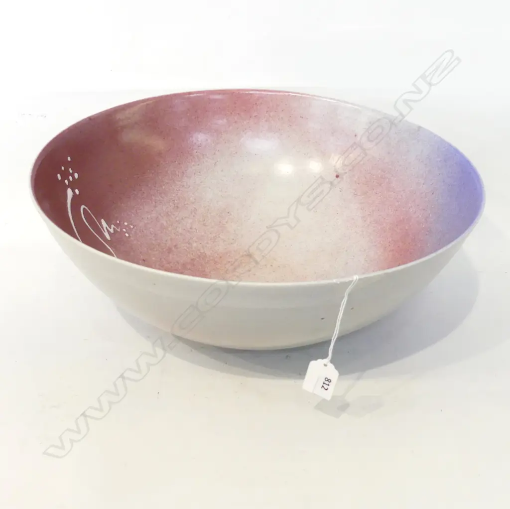 LG SIGNED STUDIO POTTERY BOWL 420mm dia Image 1++