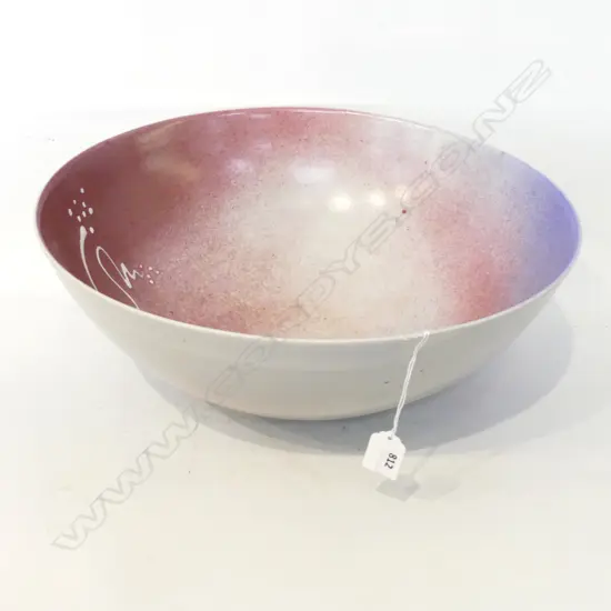 LG SIGNED STUDIO POTTERY BOWL 420mm dia