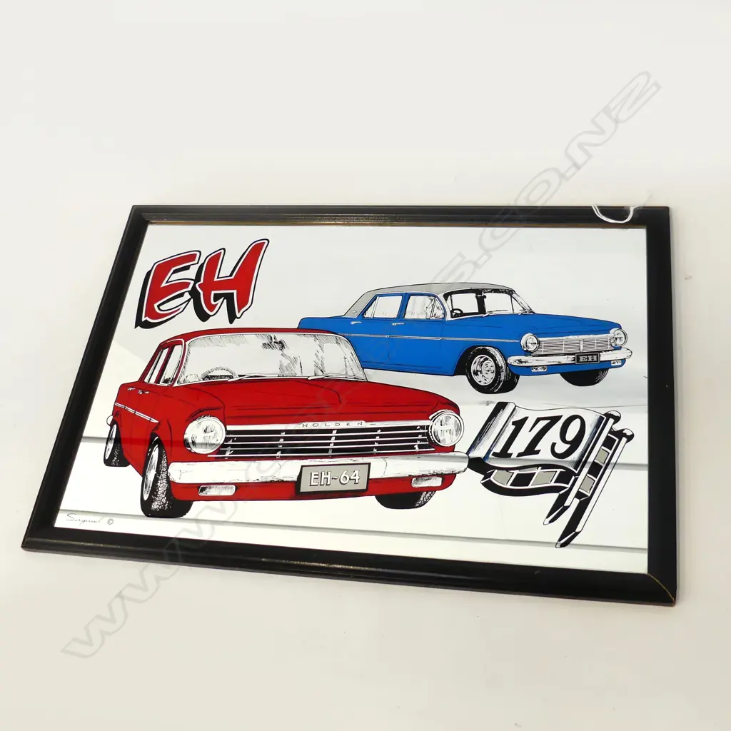 VINTAGE EH HOLDEN BAR MIRROR Image 1++