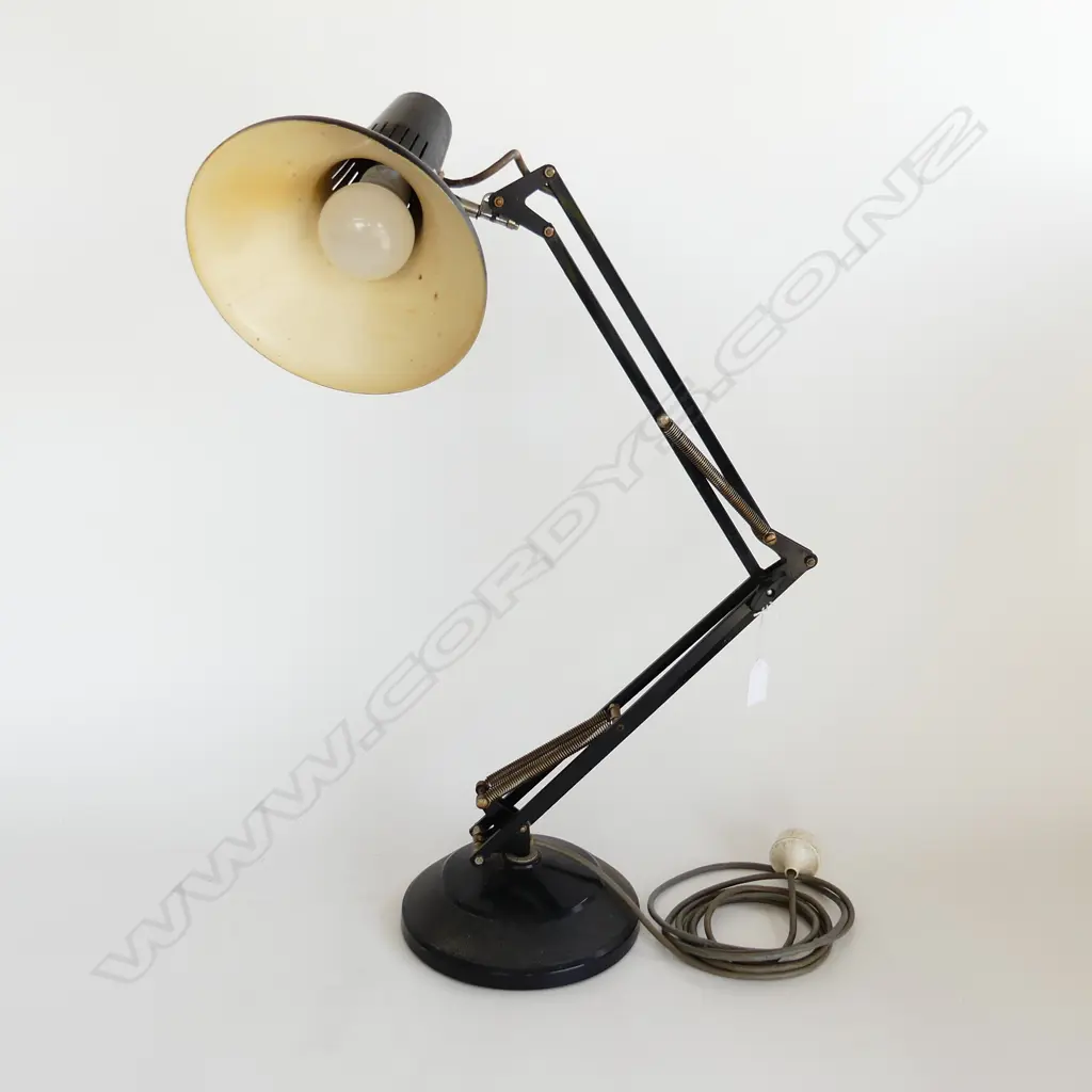 BLACK SUPERLUX ANGLE POISE STYLE DESK LAMP Image 1++