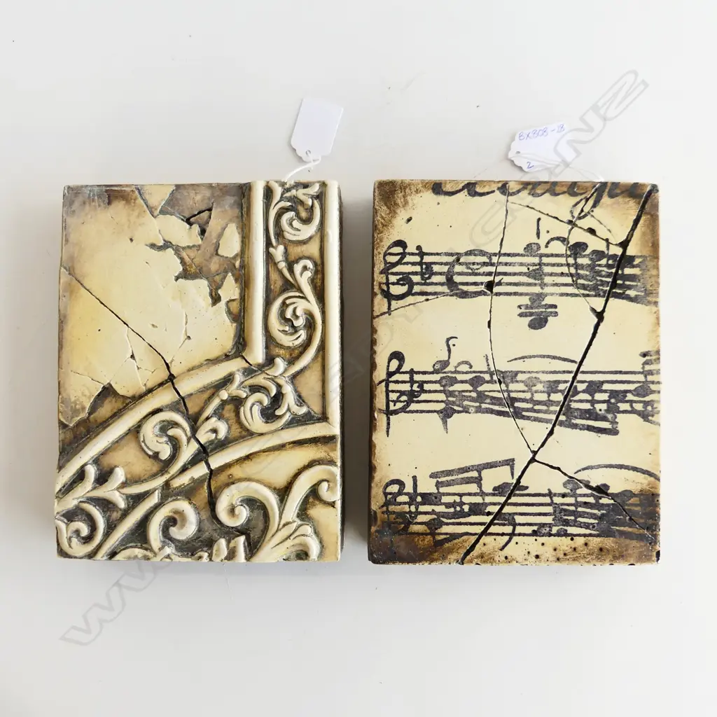 TWO SID DICKENS MEMORY BLOCKS, MUSICAL NOTATIONS & ONE OTHER Image 1++