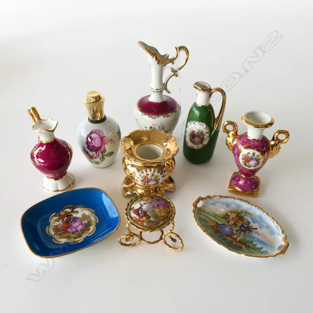 9 PIECES OF LIMOGES. Image 1++