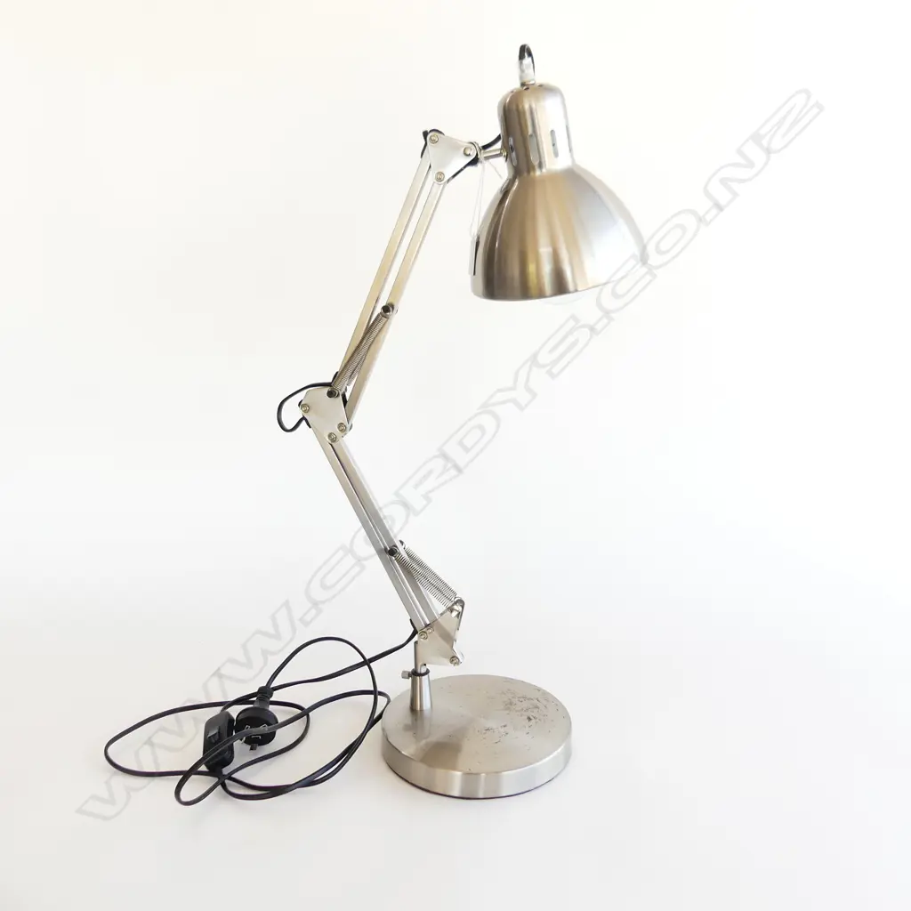 SILVER METAL DESK LAMP H.700mm max Image 1++