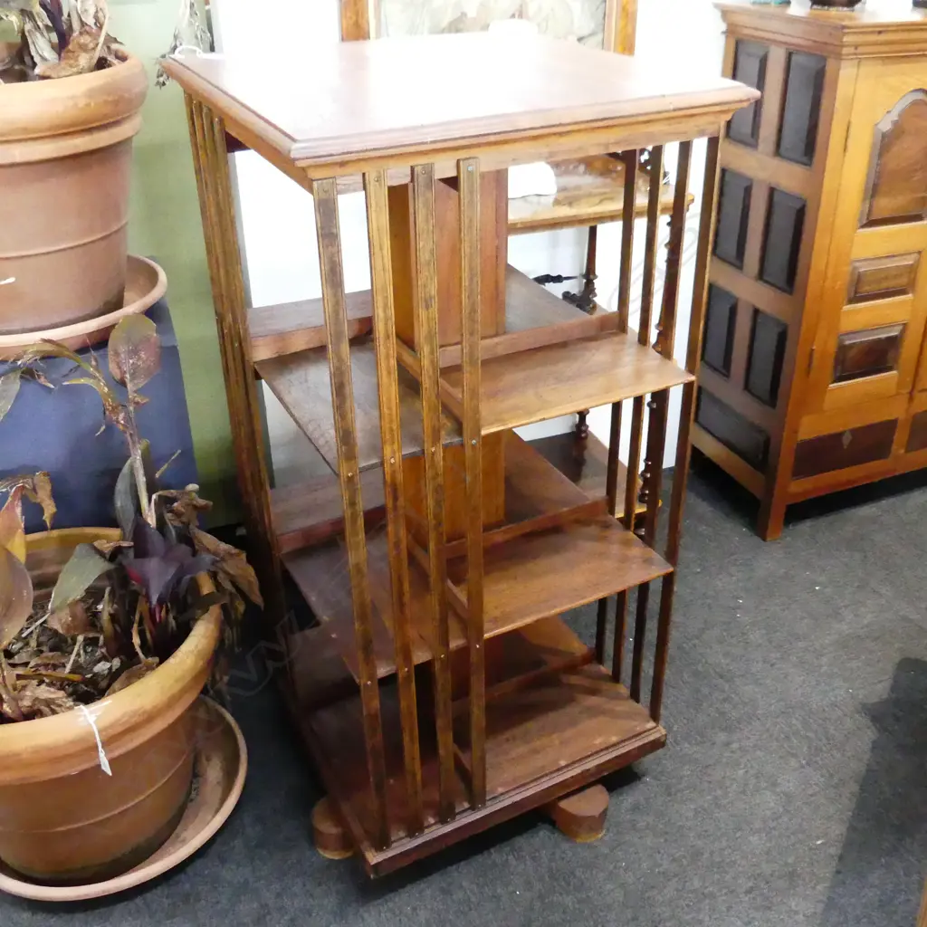 REVOLVING BOOK CASE 600x600x1240mm... Image 1++
