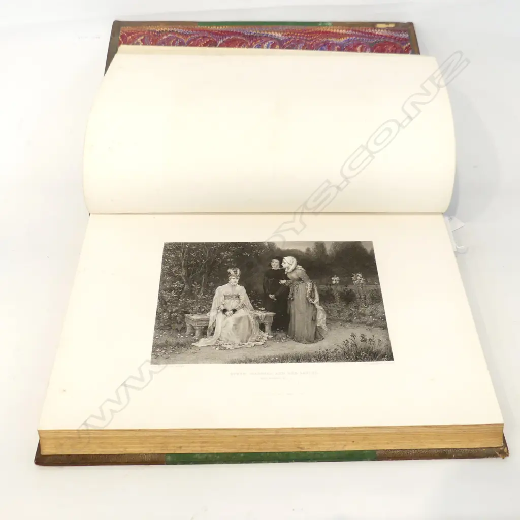 VINTAGE PICTORIAL BOOK ‘THE SHAKESPEARE GALLERY’ 450X340MM Image 1++