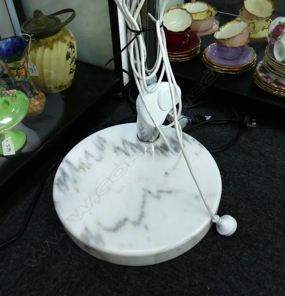 FIVE HEAD ARCO LAMP w. MARBLE BASE H.2200mm Image 1++