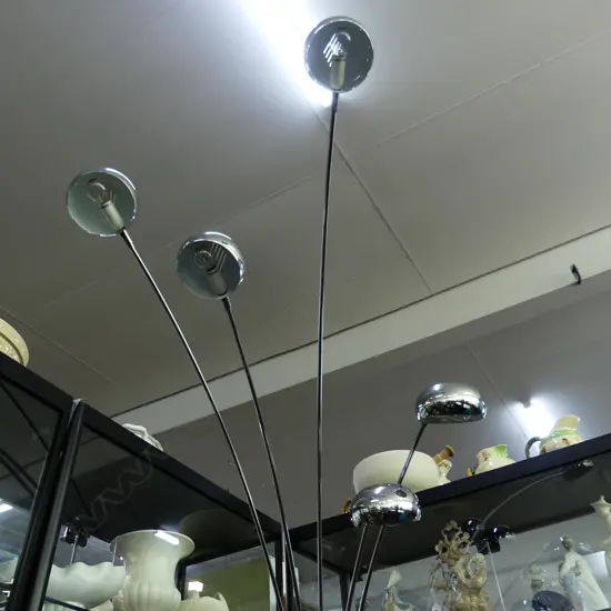 FIVE HEAD ARCO LAMP w. MARBLE BASE H.2200mm