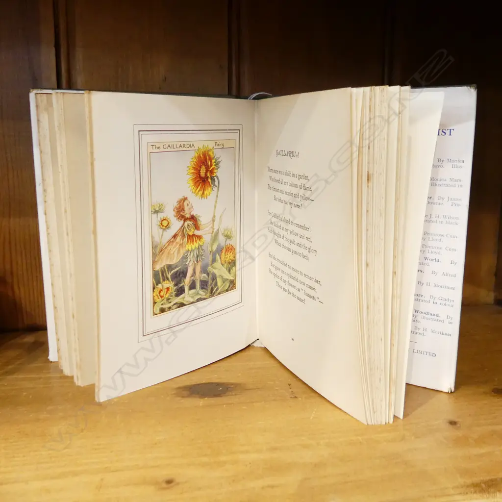 BOOK; CICELY M. BARKER 'FAIRIES OF THE FLOWERS & TREES' 1st Ed. 190x150mm Image 1++