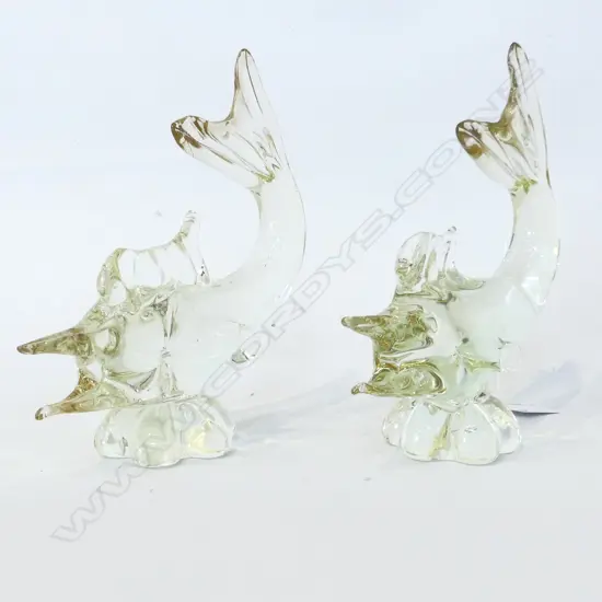 PR ART GLASS FISH  L 200mm