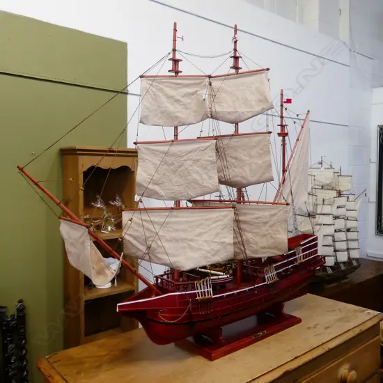 LARGE MODEL SAIL BOAT