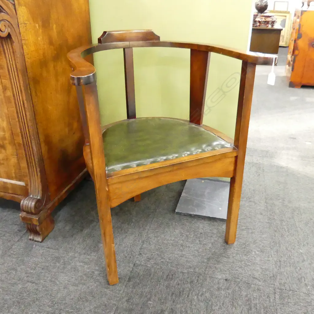 EARLY 20thC OFFICE CHAIR  Image 1++