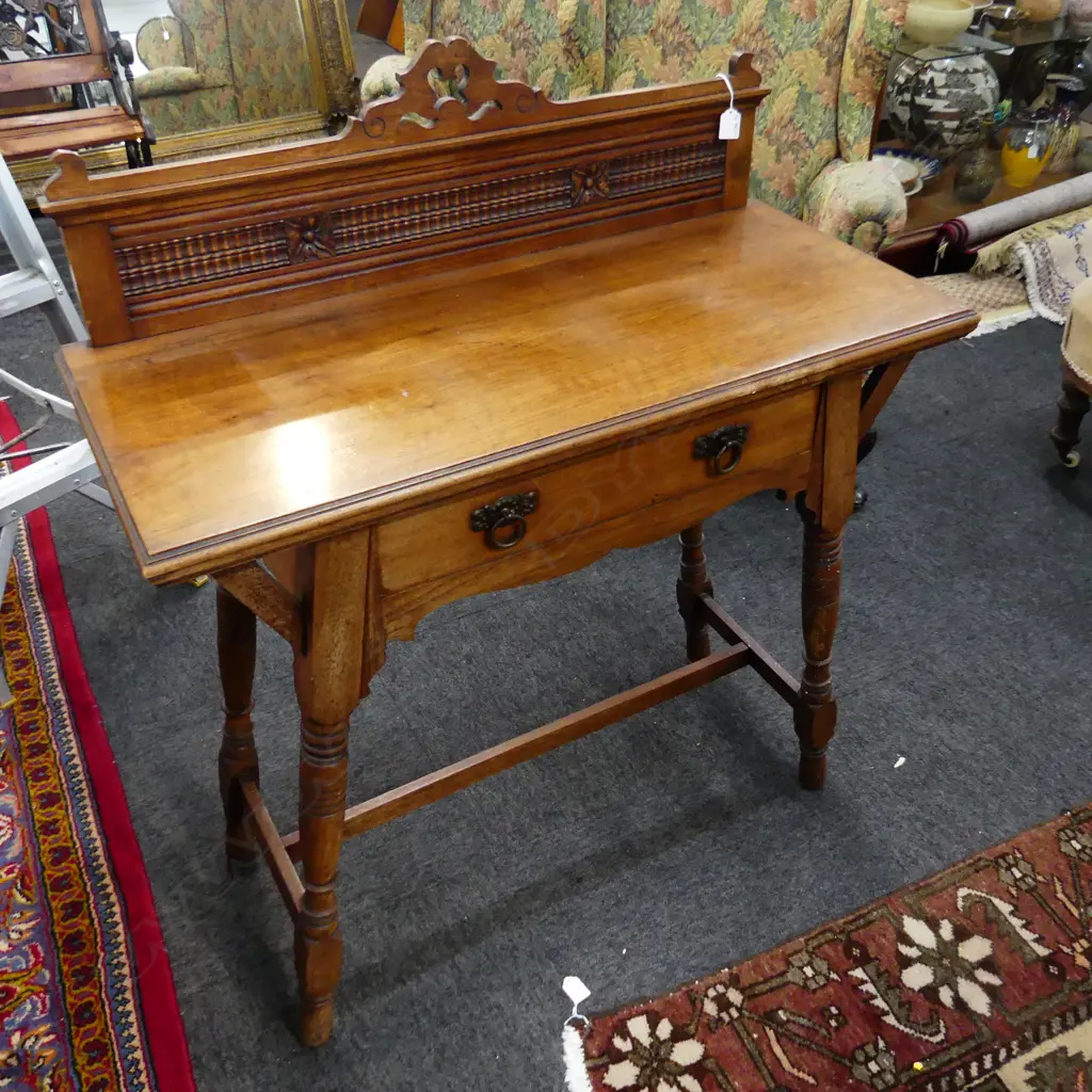 EARLY 20thC HALL TABLE 910x405x1050mm Image 1++
