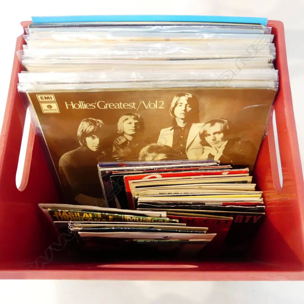 BOX LOT ASST. RECORDS Image 1++