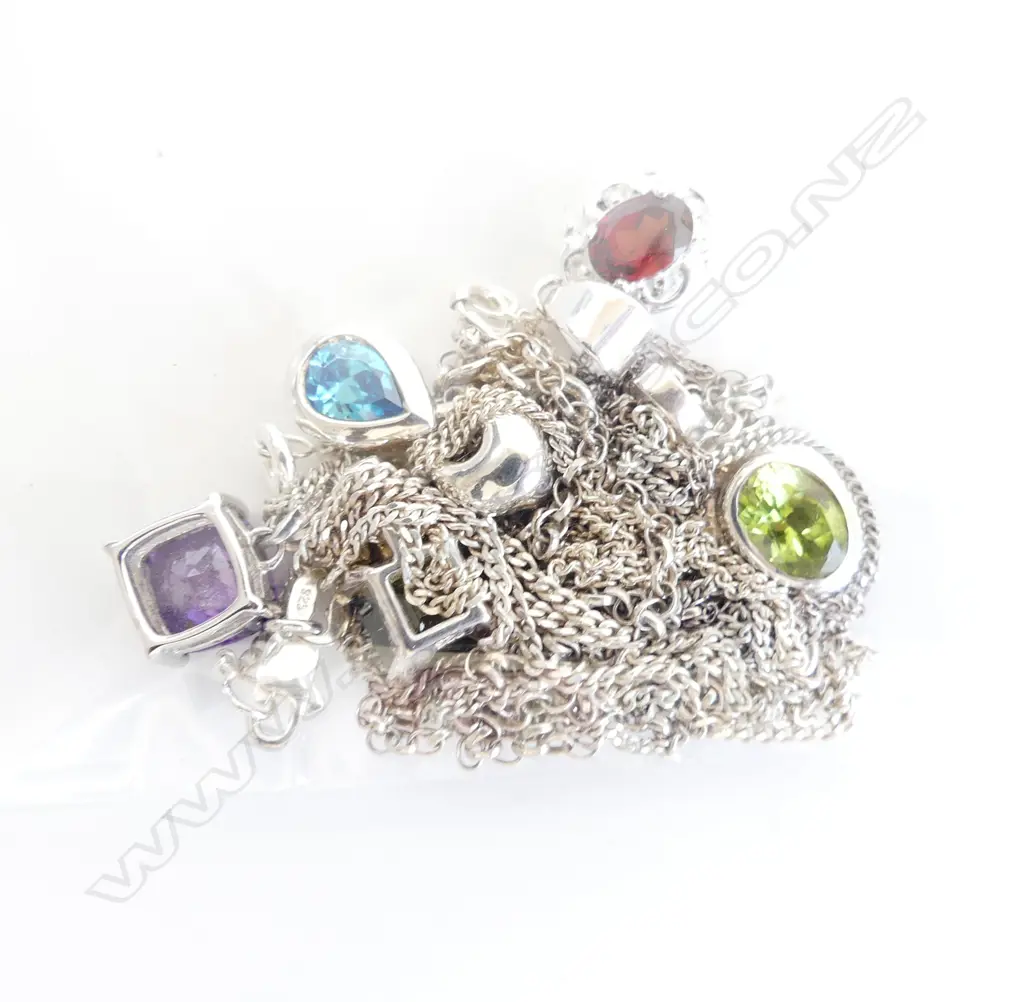 5 925 SILVER NECKLACES 17 GRAMS Image 1++