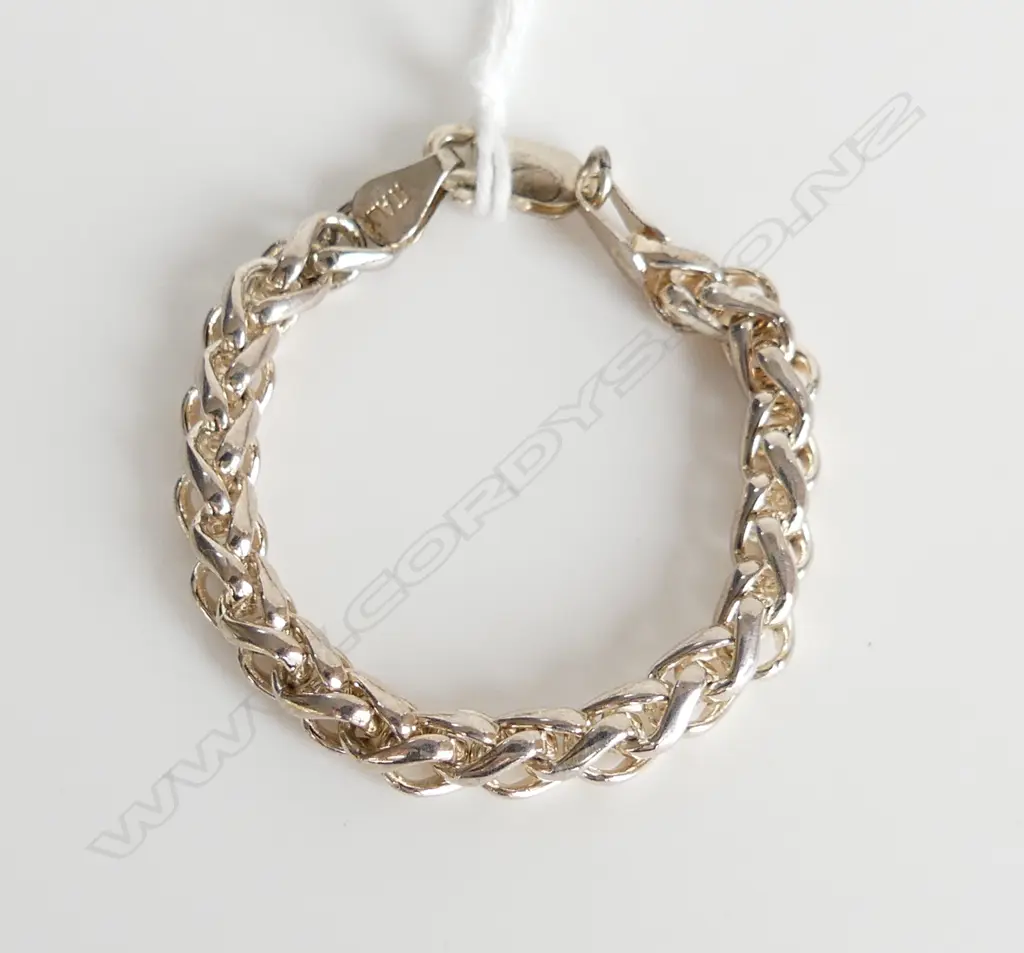 STG SILVER CHILD'S CHAIN BRACELET, 9.5GMS  Image 1++