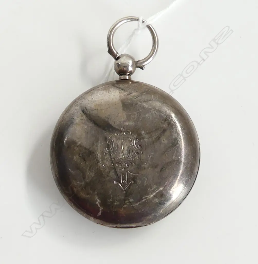 STG SILVER DOUBLE HUNTER POCKET WATCH B'HAM 1888 112 GRAMS Image 1++