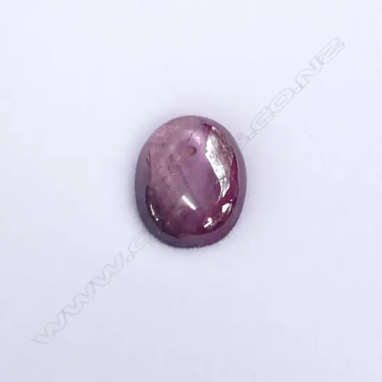 NATURAL STAR RUBY CABOCHON, WITH AIG REPORT 