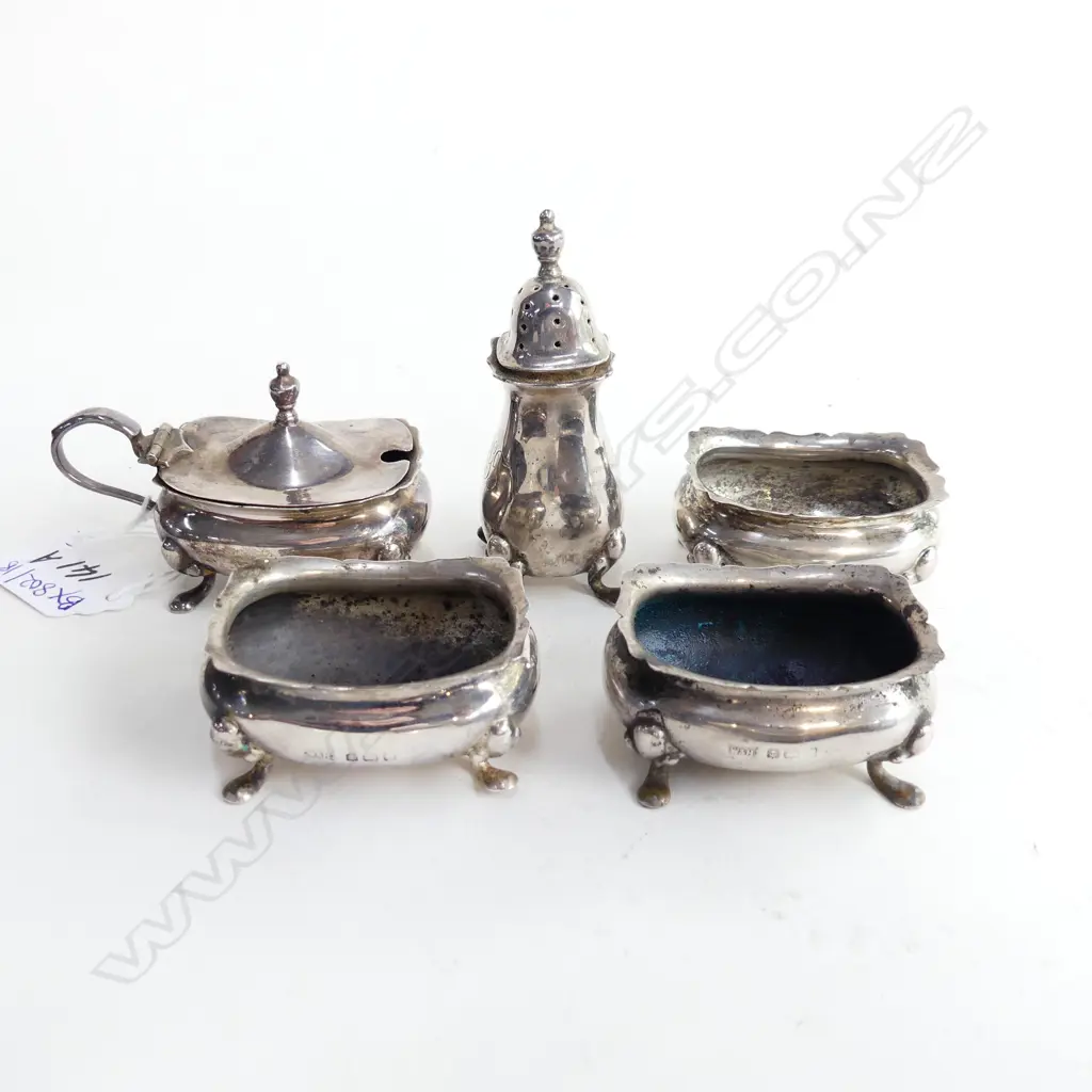 5 STG SILVER CONDIMENTS 164 GRAMS Image 1++