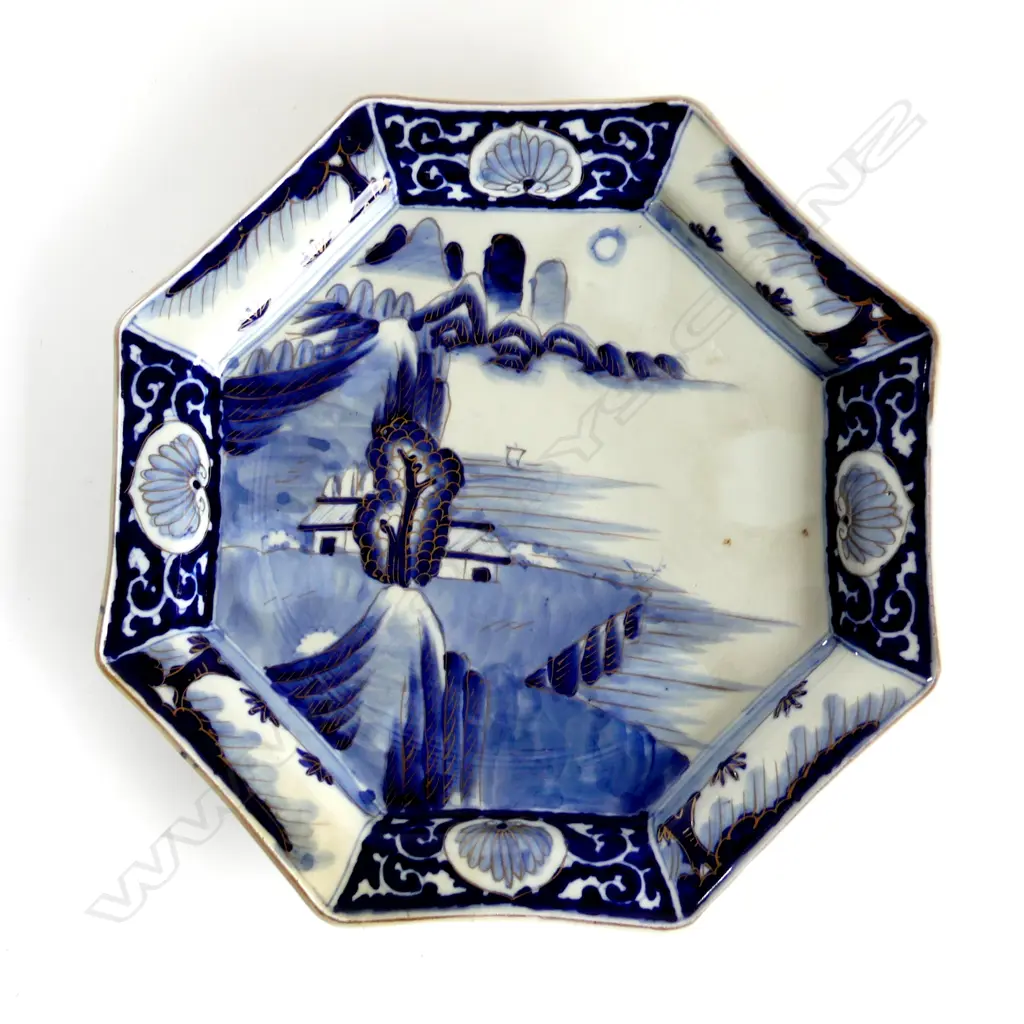 JAPANESE OCTAGONAL KO-IMARI CHARGER W.372mm Image 1++