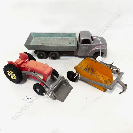FUNHO DUMP TRUCK L330MM FRONT END LOADER TRACTOR & TIP TRAILER