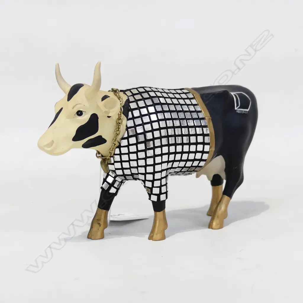 COW PARADE COLLECTABLE COWS "DISCO COW" Image 1++