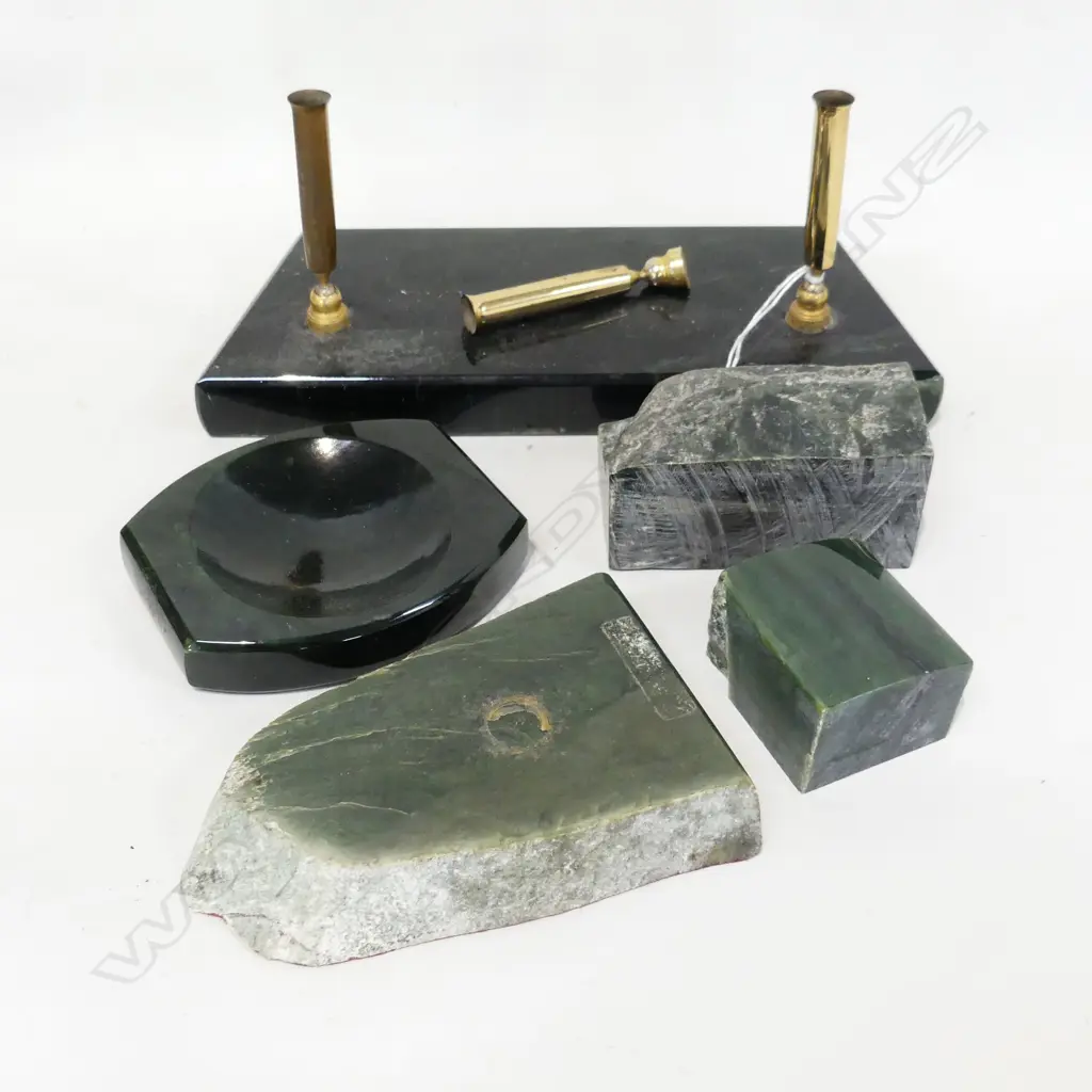 5 PCES GREENSTONE LARGEST 220x85mm Image 1++