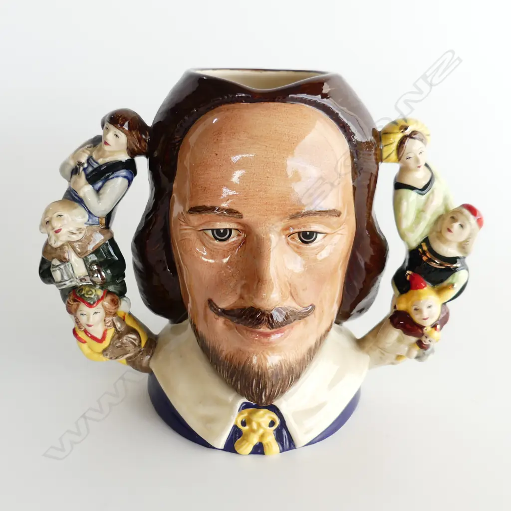 ROYAL DOULTON, LIMITED EDITION SHAKESPEARE CHARACTER JUG WITH CERTIFICATE INSIDE JUG Image 1++