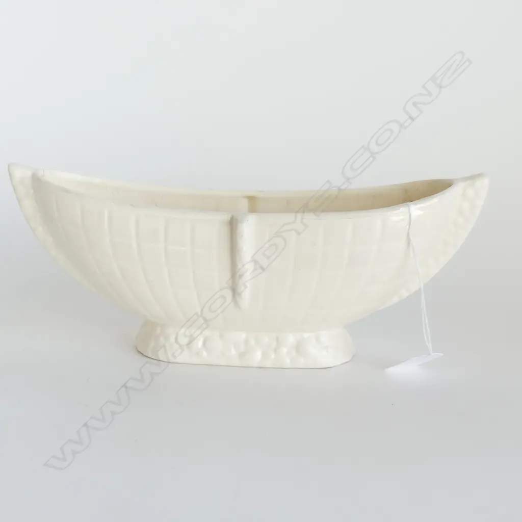 WHITE CROWN LYNN VASE W.280mm firing fault  Image 1++