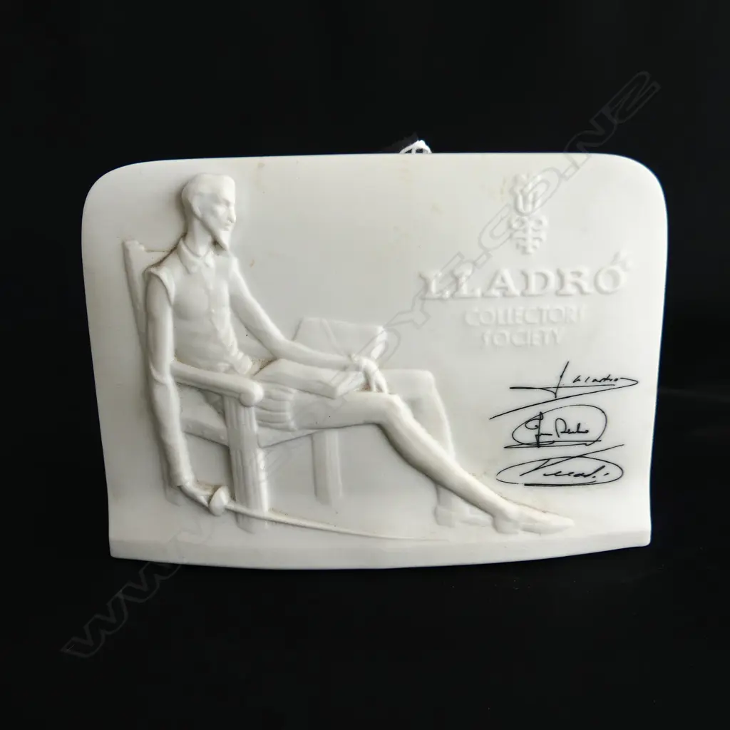 LLADRO COLLECTORS SOCIETY PLAQUE L. 150mm Image 1++