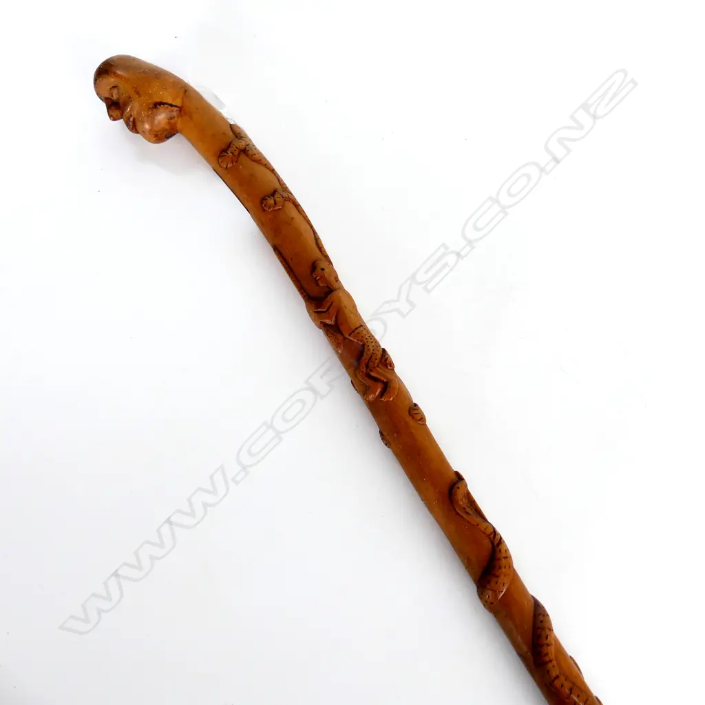 FUNKY CARVED  WALKING STICK H890MM  ZA24705 Image 1++