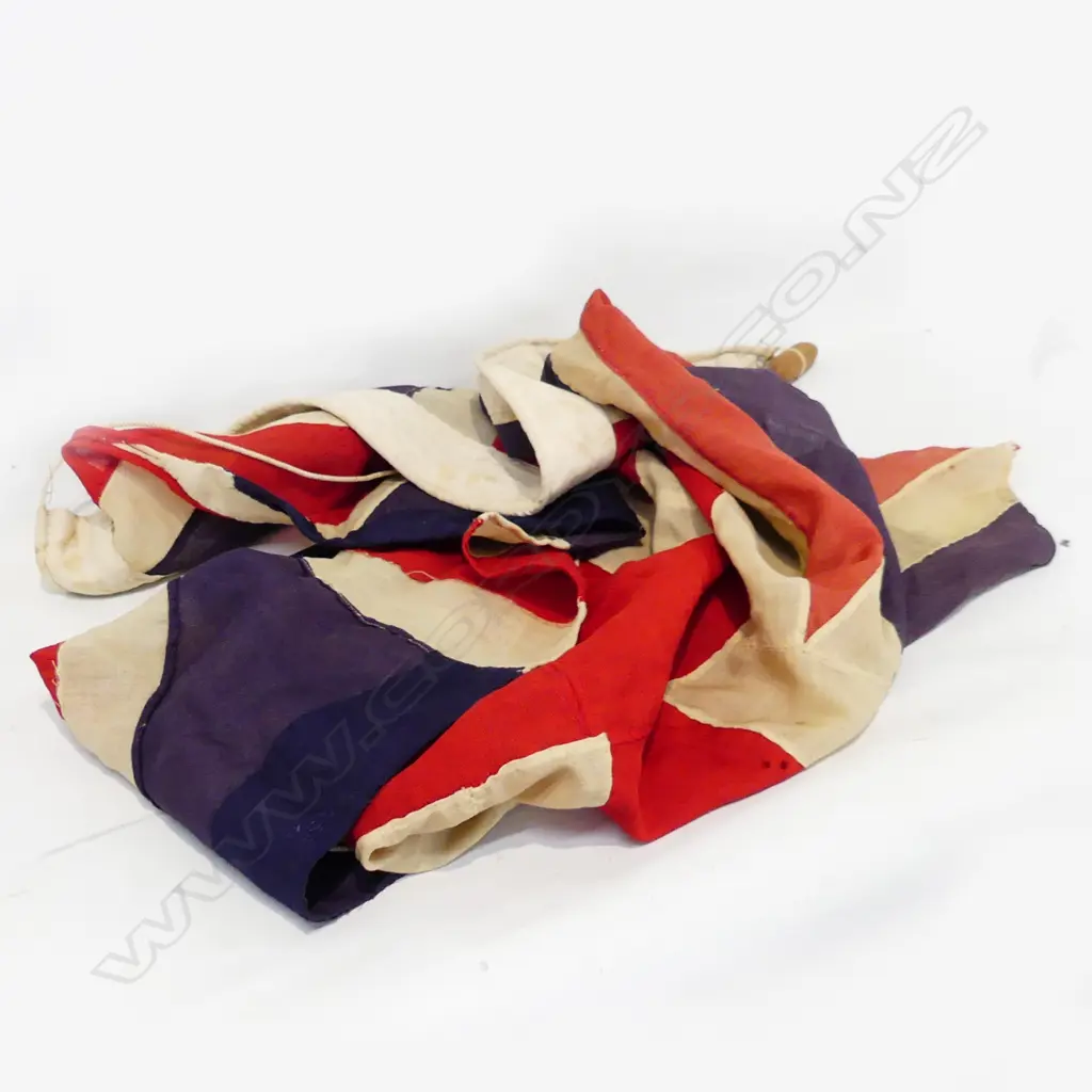 OLD LINEN UNION JACK FLAG 1480x1020mm Image 1++
