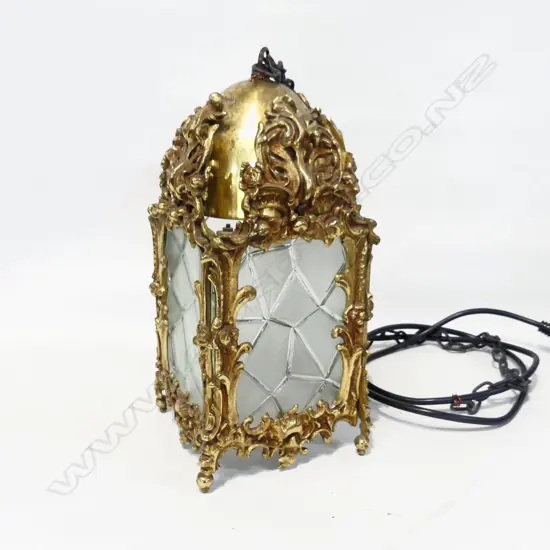 BRASS HANGING LAMP H300MM
